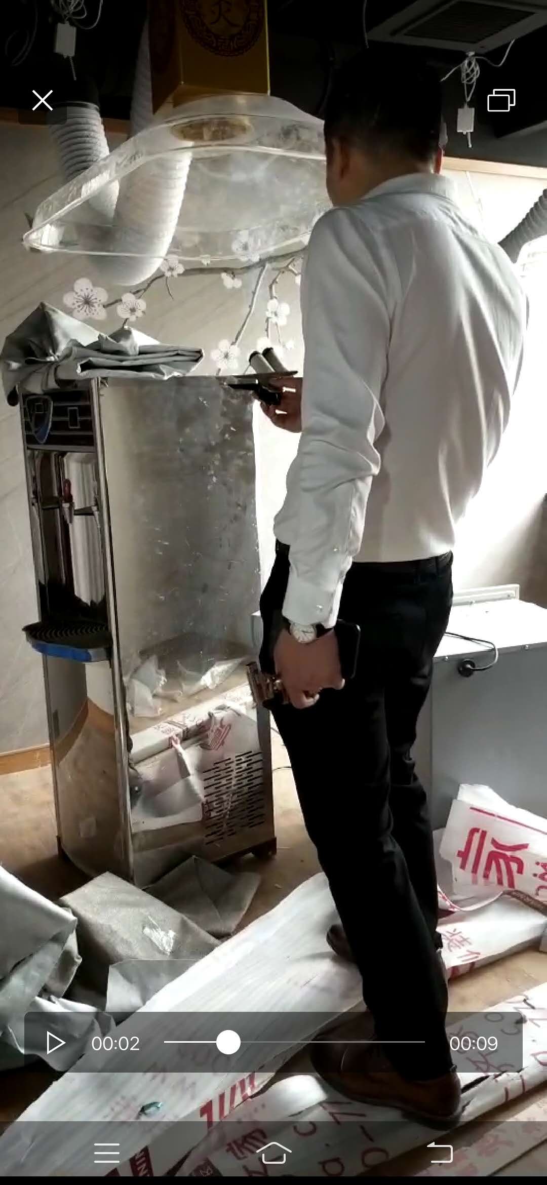 上海艾灸會所（華仔）專業艾灸排煙系統安裝案例