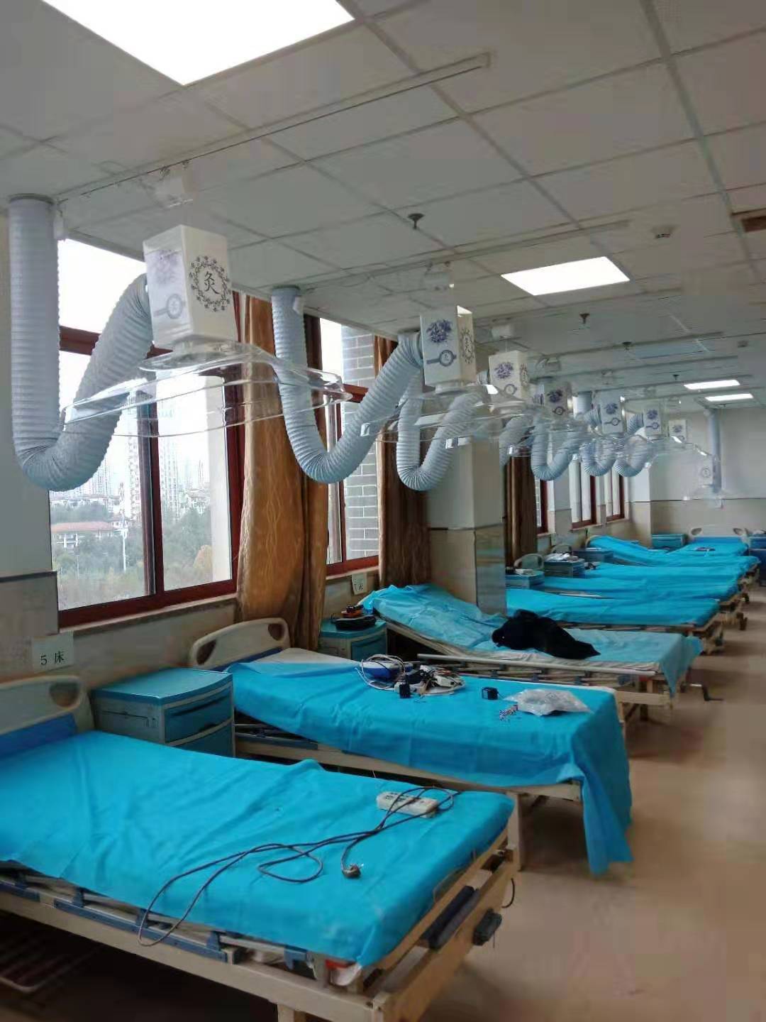 重慶醫院（華仔）艾灸排煙設備施工安裝