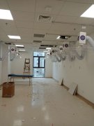 上海艾灸排煙系統安裝完工