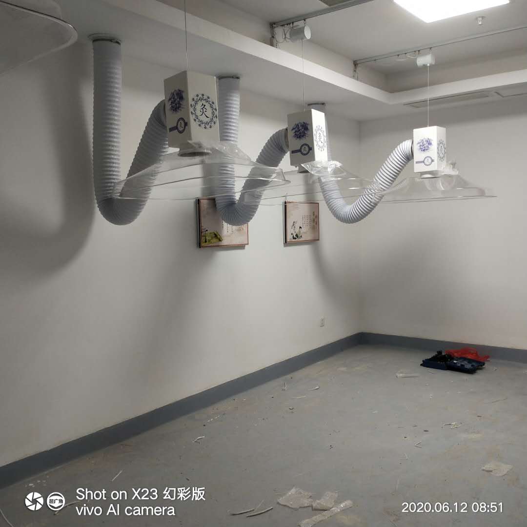 四川中醫院(華仔)專業艾灸排煙系統安裝