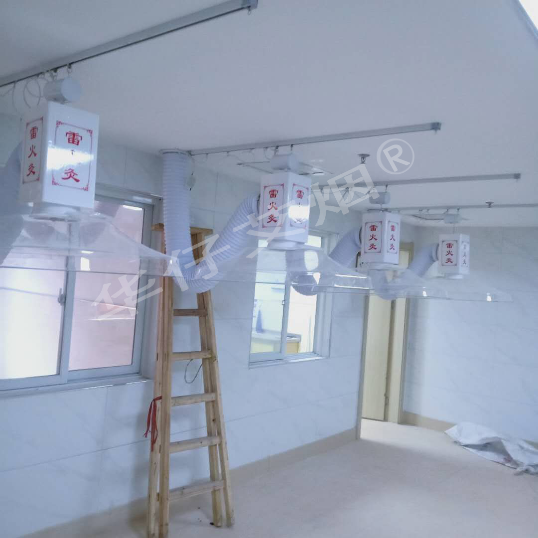 江西醫(yī)院(華仔)專業(yè)艾灸排煙設(shè)備安裝完工