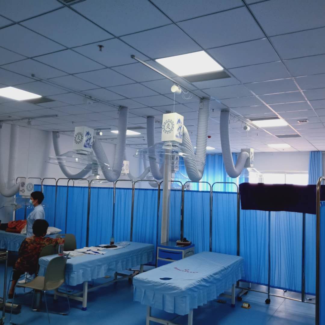 山東中醫院(華仔)艾灸排煙設備安裝完工