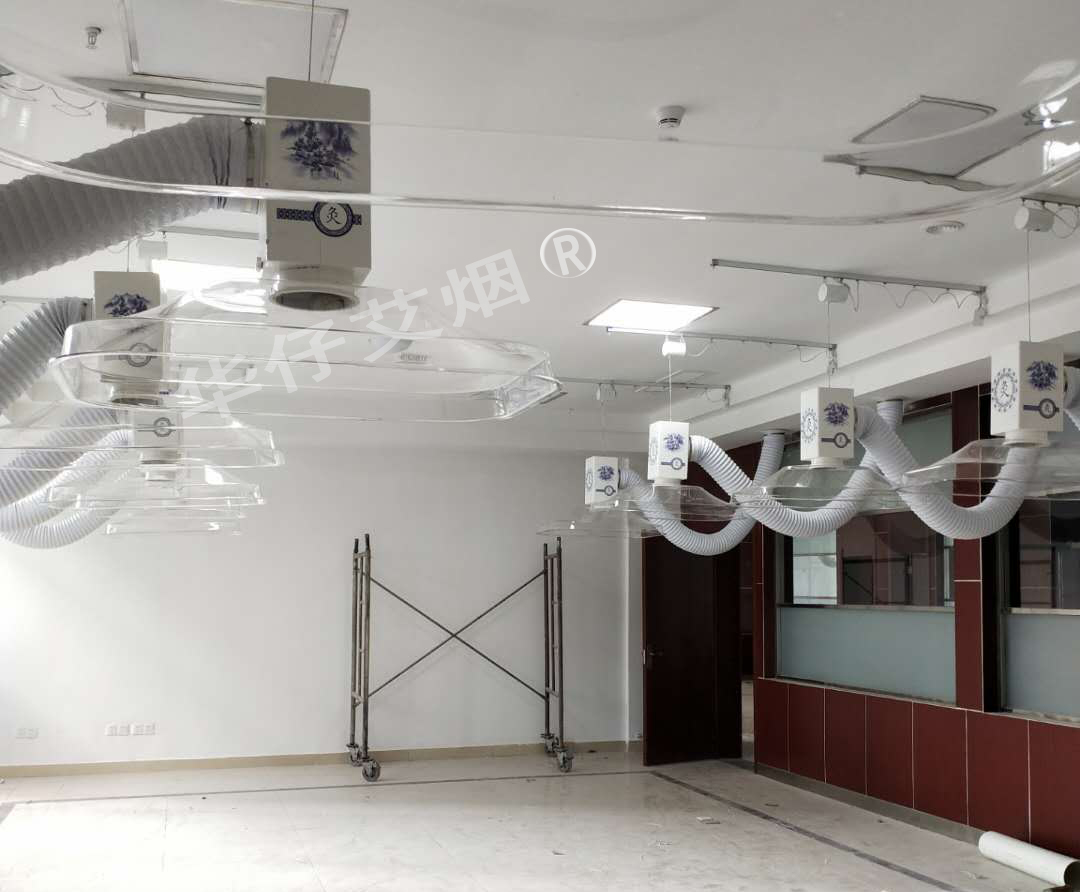山東(華仔)艾灸排煙設備安裝完工