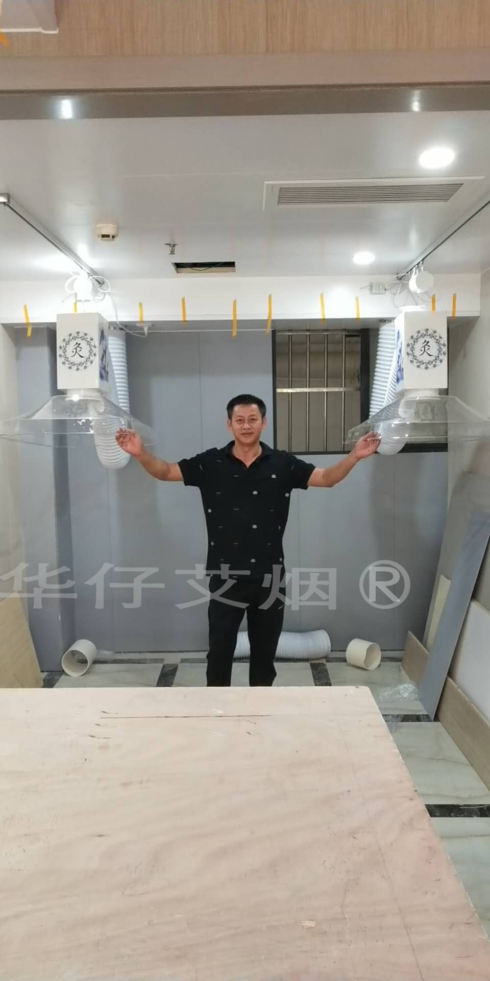 湖州門診樓(華仔)艾灸排煙系統